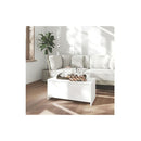 White Engineered Wood Coffee Table