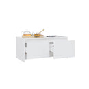 White Engineered Wood Coffee Table