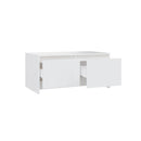White Engineered Wood Coffee Table
