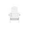 White Garden Adirondack Chair Hdpe