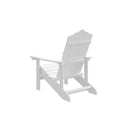 White Garden Adirondack Chair Hdpe
