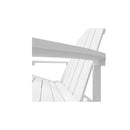 White Garden Adirondack Chair Hdpe