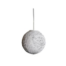 White Spun Cotton Pendant Shade