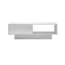 White Table Led Lights Modern Furniture High Gloss Storage Drawer