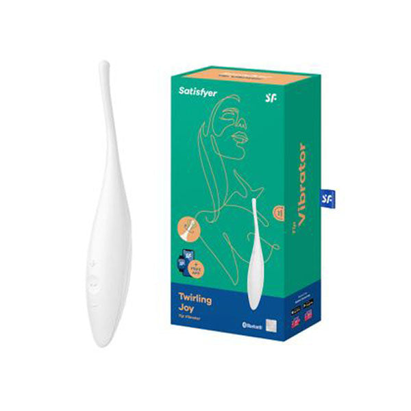 White Usb Rechargeable Point Clitoral Stimulator With App Control