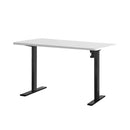 Electric Standing Desk Motorised Sit Stand Desks Table Black 140Cm