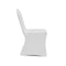 White 100 Pcs Stretch Chair Covers