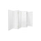 White 6 Panel Room Divider Privacy Screen Foldable Stand