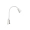 White Adjustable Gooseneck Clamp Lamp