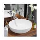 White Basin Round Ceramic