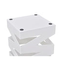 White Square Umbrella Stand Storage Holder Walking Stick Steel