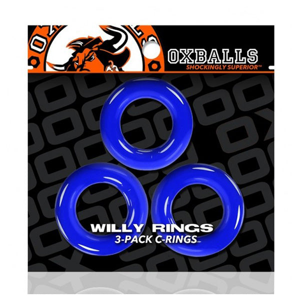 OxBalls Willy Rings Police Blue