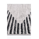 Wind Abstract Diamond Charcoal Rug