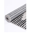 Wind Abstract Diamond Charcoal Rug