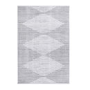 Wind Abstract Diamond Grey Rug