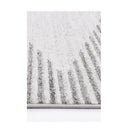 Wind Abstract Diamond Silver Rug