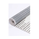 Wind Abstract Diamond Silver Rug