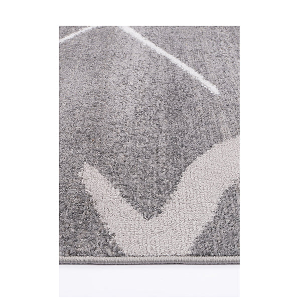Wind Abstract Stripe Grey Rug