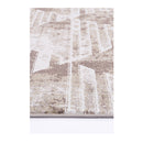 Wind Transitional Geometric Latte Rug