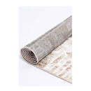 Wind Transitional Geometric Latte Rug