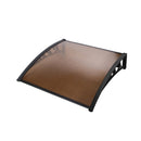 Window Door Awning Outdoor Door Canopy Patio Awning Diy Brown