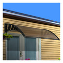 Window Door Awning Outdoor Door Canopy Patio Awning Diy Brown