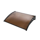 Window Door Awning Outdoor Door Canopy Patio Awning Diy Brown