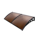 Window Door Awning Outdoor Door Canopy Patio Awning Diy Brown