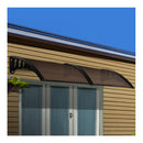 Window Door Awning Outdoor Door Canopy Patio Awning Diy Brown