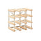 Wine Rack For 12 Bottles Solid Pinewood