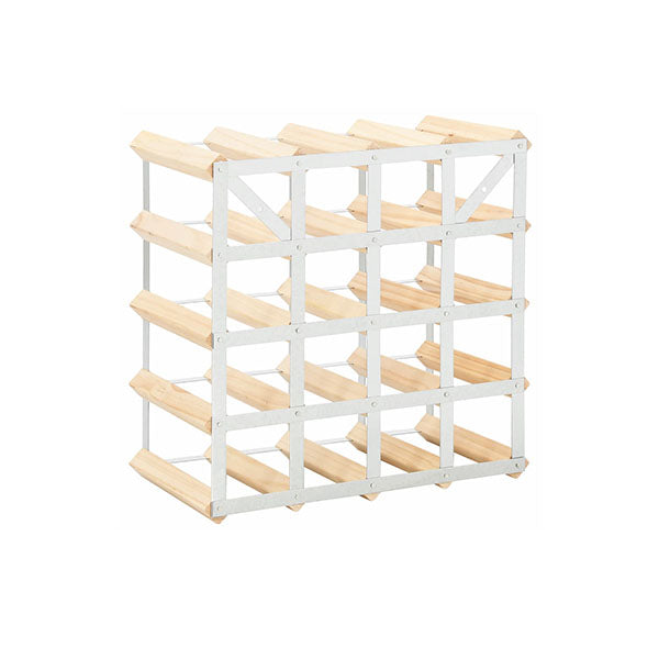 Wine Rack For 20 Bottles Solid Pinewood