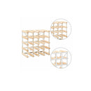 Wine Rack For 20 Bottles Solid Pinewood