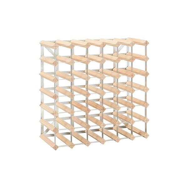 Wine Rack For 42 Bottles Solid Pinewood