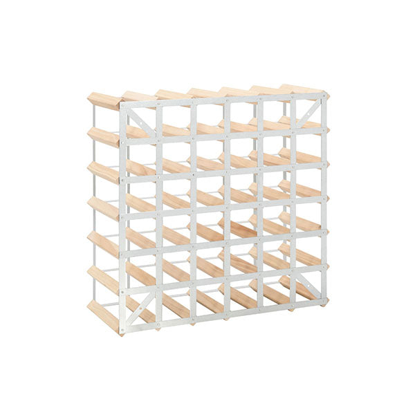 Wine Rack For 42 Bottles Solid Pinewood