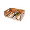 Wine Racks 4 Pcs For 16 Bottles Solid Reclaimed Wood