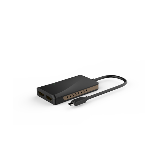 Winstar Wsuta01H Thunderbolt 3 Usb C To Dual 4K Hdmi Adapter