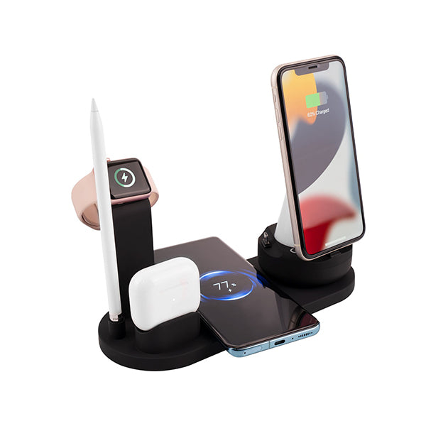 7 In 1 Wireless Charger With Led Night Light For Phones