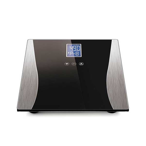 Wireless Digital Body Fat Lcd Bathroom Weighing Scale Black