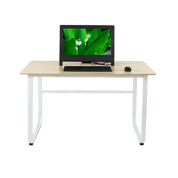 Wood And Steel Solid Computer Desk Home Office Furniture