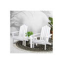 Wooden Adirondack Patio Chair White