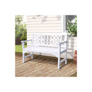 Wooden Garden Bench 2 Seat Patio Furniture Timber Outdoor Lounge Chair