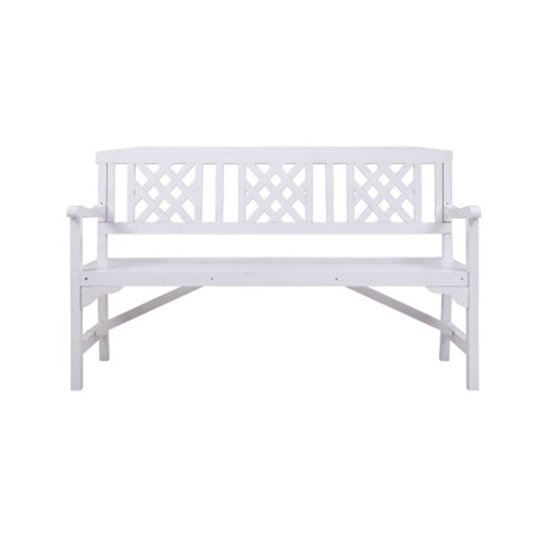 Wooden Garden Bench 3 Seat Patio Furniture Timber Outdoor Lounge Chair