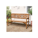 Wooden Garden Bench 3 Seat Patio Furniture Timber Outdoor Lounge Chair