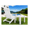 White Outdoor Side Beach Table