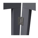 Wooden Pet Gate Dog Fence Retractable Barrier Portable Door 3 Panel