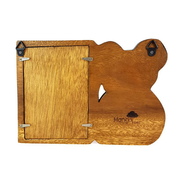 Wooden Photo Frame 6X4 Mouse