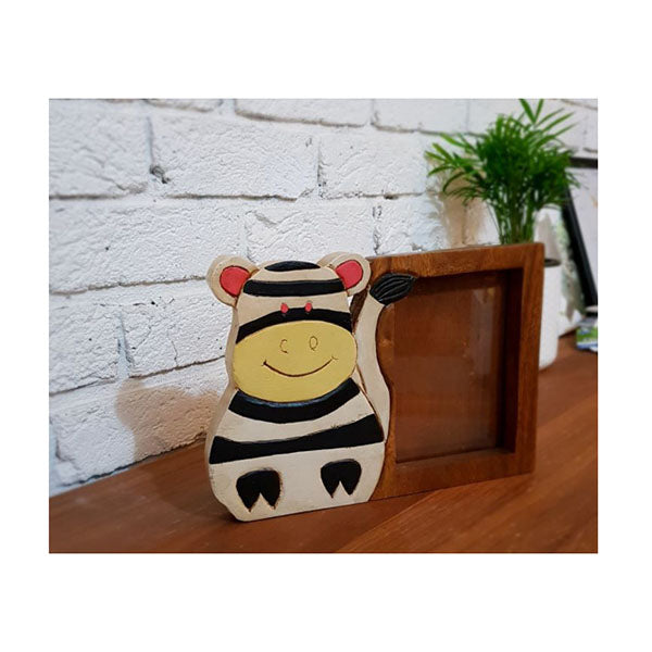 Wooden Photo Frame Zebra
