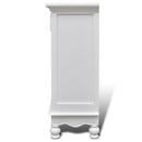 Wooden Cabinet 2 Doors 1 Drawer - White