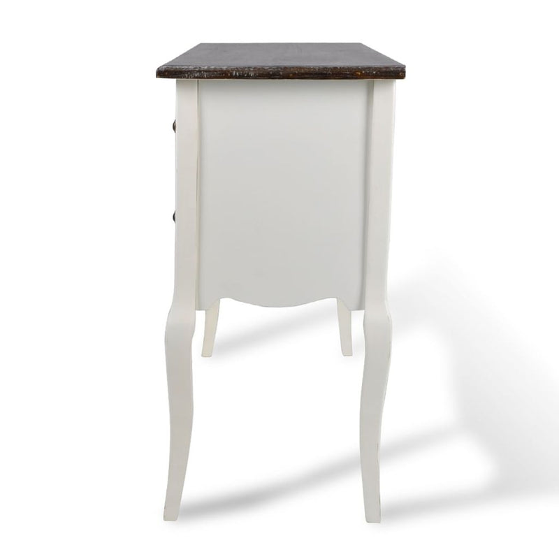 Wooden Console Cabinet with 6 Drawers - White