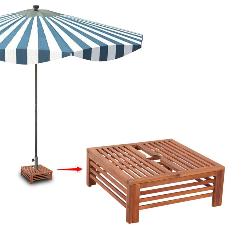 Wooden Parasol Stand Cover